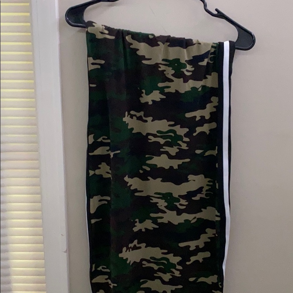 Camouflage tube dress